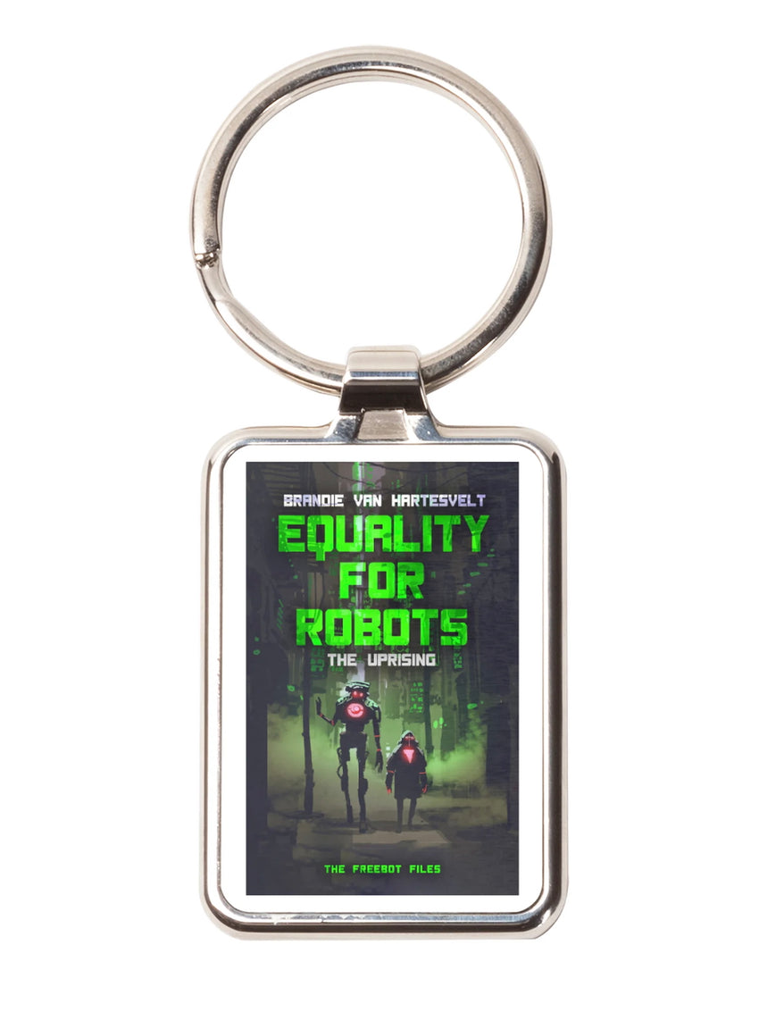Equality for Robots Keychain
