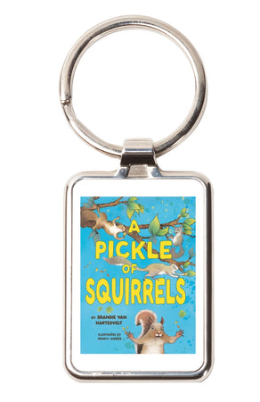 A Pickle of Squirrels Keychain