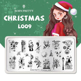 Born Pretty Christmas L009 Stamping Plate