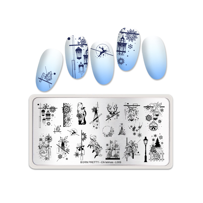 US ONLY] Stamping Plates Nail Art Image Plates Stamping Nail Polish – BORN  PRETTY