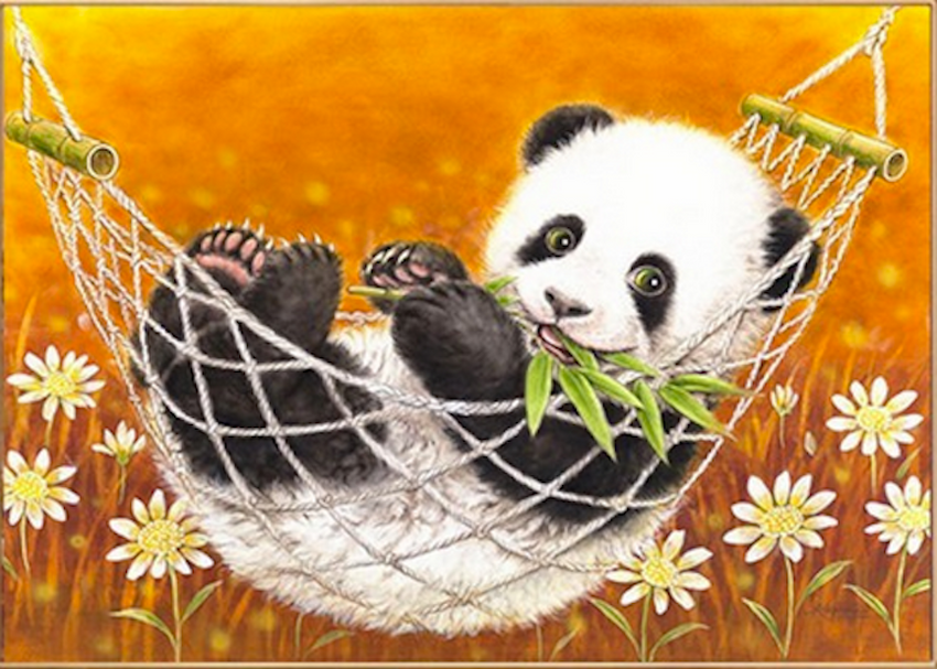 Lazy Days Panda Diamond Painting Kit – Nail Hoot