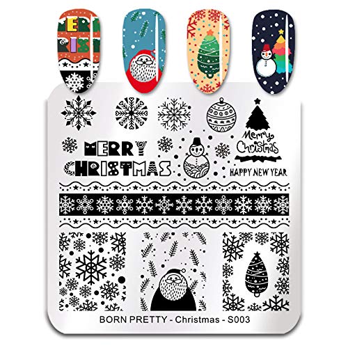 Born Pretty S003 Christmas Stamping Plate