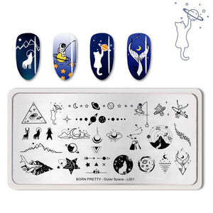 Born Pretty BP-L001 Outer Space Stamping Plate