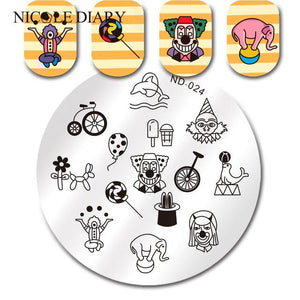 Nicole Diary ND 024 Stamping Plate