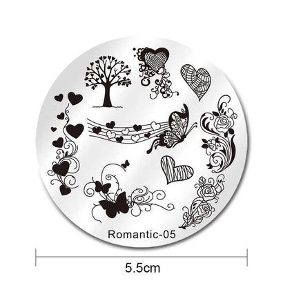 Nicole Diary ND Romantic 05 Stamping Plate